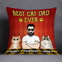 Personalized Cat Dad Pillow DB293 23O58 thumb 1
