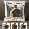 Personalized Hunting Deer Couple Pillow DB291 85O23 1