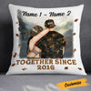 Personalized Hunting Deer Couple Pillow DB291 85O23 1