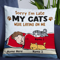 Personalized Cat Dad Pillow DB294 23O57 thumb 1