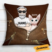 Personalized Cat Dad Pillow DB295 23O24 thumb 1
