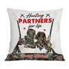 Personalized Hunting Deer Couple Pillow DB292 26O36 1