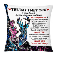 Personalized Hunting Deer Couple Pillow DB292 30O53 thumb 1