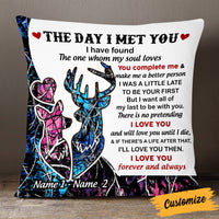 Personalized Hunting Deer Couple Pillow DB292 30O53 thumb 1