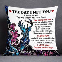 Personalized Hunting Deer Couple Pillow DB292 30O53 thumb 1