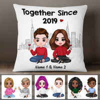 Personalized Couple Icon Pillow DB293 30O58 thumb 1