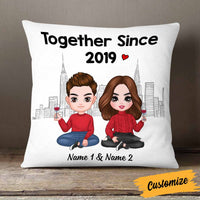 Personalized Couple Icon Pillow DB293 30O58 thumb 1