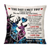 Personalized Hunting Deer Couple Pillow DB293 26O47 1
