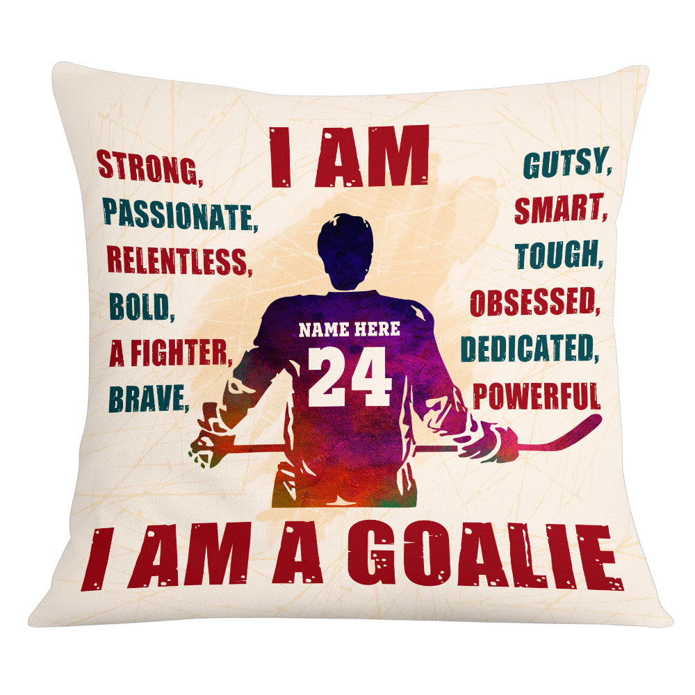 Personalized Hockey Pillow DB301 30O53 - Famvibe