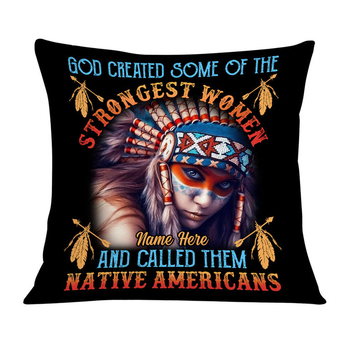 Personalized Native American Girl Pillow DB296 23O36 1