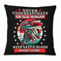 Personalized Native Americans Woman Pillow DB298 23O23 thumb 1