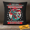 Personalized Native Americans Woman Pillow DB298 23O23 1