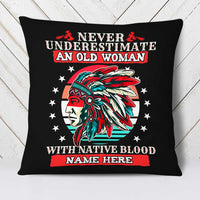 Personalized Native Americans Woman Pillow DB298 23O23 thumb 1