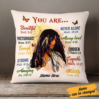 Personalized Native American Girl You Are Pillow DB295 85O58 thumb 1