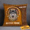 Personalized Native American Wolf Pillow DB296 26O26 1