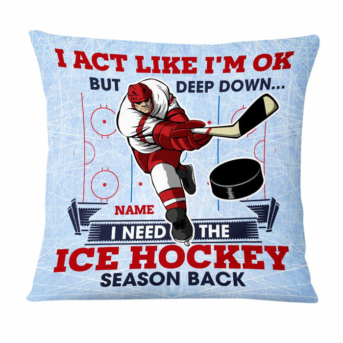 Personalized Hockey Pillow DB302 23O47 1