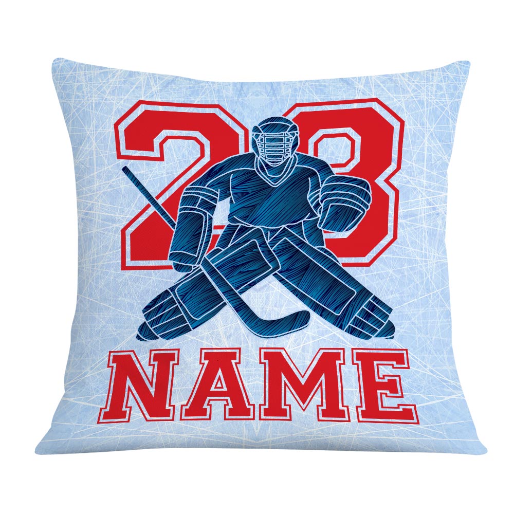 Personalized Hockey Pillow DB302 23O47 - Famvibe