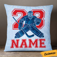 Personalized Hockey Player Pillow DB301 95O36 thumb 1