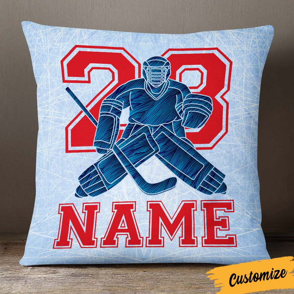 Personalized Hockey Pillow DB302 23O47 - Famvibe