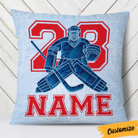 Personalized Hockey Player Pillow DB301 95O36 thumb 1