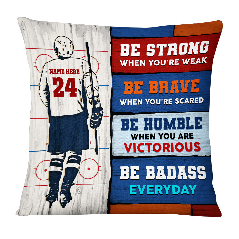 Personalized Hockey Pillow DB302 23O47 - Famvibe