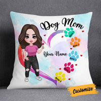 Personalized Dog Mom Love Pillow DB304 26O58 thumb 1