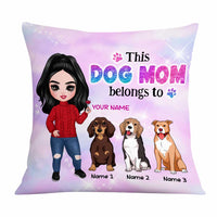 Personalized Dog Mom Love Pillow DB305 26O47 thumb 1