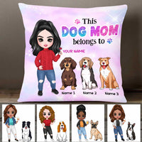 Personalized Dog Mom Love Pillow DB305 26O47 thumb 1
