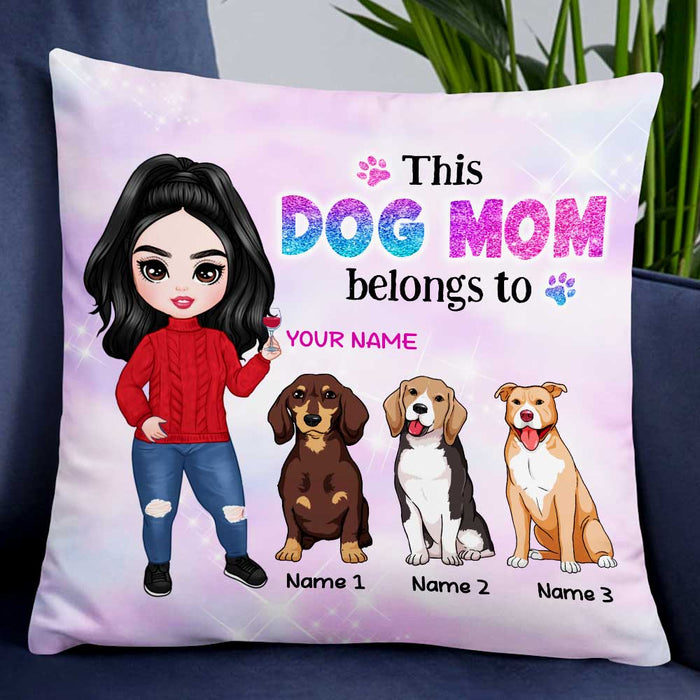 Personalized Dog Mom Love Pillow DB305 26O47 1
