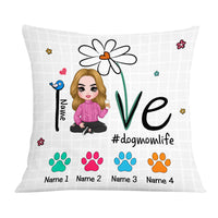 Personalized Dog Mom Love Pillow DB306 26O57 thumb 1