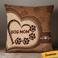 Personalized Dog Mom Love Pillow DB307 26O36 thumb 1
