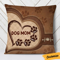 Personalized Dog Mom Love Pillow DB307 26O36 thumb 1