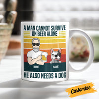 Personalized Dog Dad Mug NB156 81O32 thumb 1