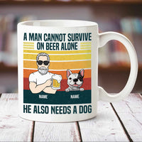 Personalized Dog Dad Mug NB156 81O32 thumb 1