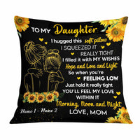 Personalized Daughter Hug This Pillow DB305 81O58 thumb 1