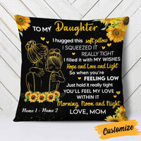 Personalized Daughter Hug This Pillow DB305 81O58 thumb 1