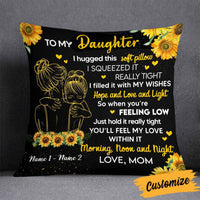 Personalized Daughter Hug This Pillow DB305 81O58 thumb 1