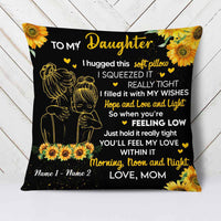 Personalized Daughter Hug This Pillow DB305 81O58 thumb 1