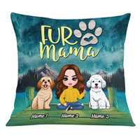 Personalized Dog Mom Love Pillow DB306 30O53 thumb 1