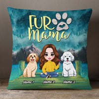 Personalized Dog Mom Love Pillow DB306 30O53 thumb 1