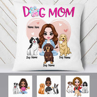 Personalized Dog Mom Love Pillow DB307 30O23 thumb 1