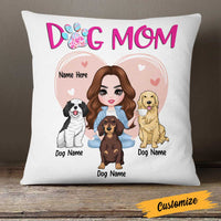 Personalized Dog Mom Love Pillow DB307 30O23 thumb 1