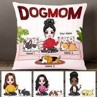 Personalized Dog Mom Love Pillow DB308 30O47 thumb 1