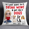 Personalized Dog Mom Love Drink Pillow DB305 95O24 1