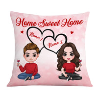 Personalized Couple Icon Pillow DB309 30O36 thumb 1