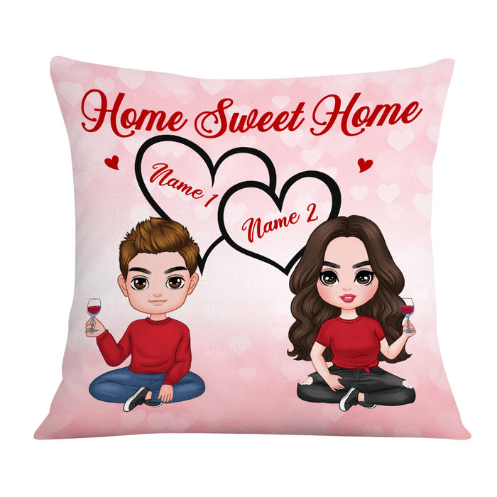Personalized Couple Icon Pillow DB309 30O36 1