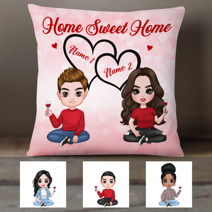 Personalized Couple Icon Pillow DB309 30O36 1