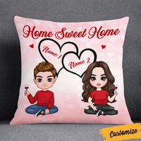 Personalized Couple Icon Pillow DB309 30O36 thumb 1