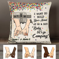 Personalized Camping Couple Love Pillow DB302 85O25 thumb 1
