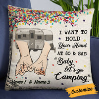 Personalized Camping Couple Love Pillow DB302 85O25 thumb 1